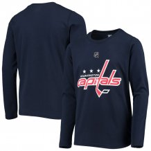 Washington Capitals Youth - Primary Logo NHL Long Sleeve T-Shirt
