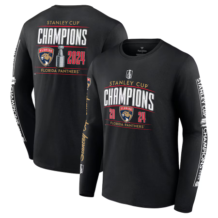 Florida Panthers - 2024 Stanley Cup Champs Pinnacle NHL Langärmlige Shirt