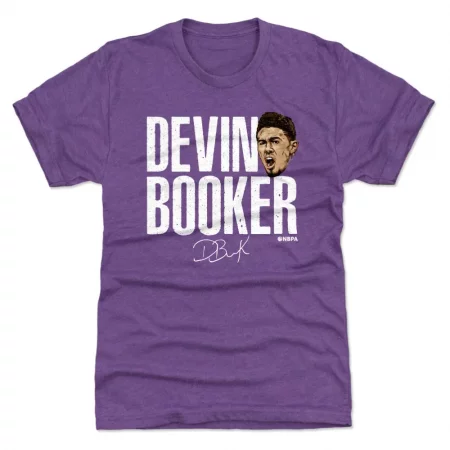 Phoenix Suns - Devin Booker Stacked Purple NBA Tričko