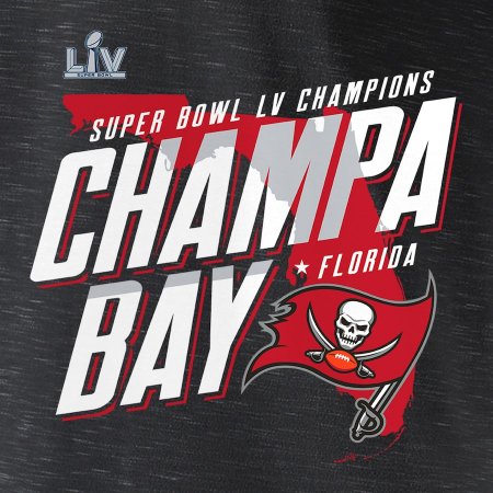 Tampa Bay Buccaneers - Super Bowl LV Champions Hometown NFL Tričko