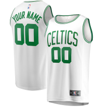 Boston Celtics - Fast Break Replica White NBA Jersey/Customized