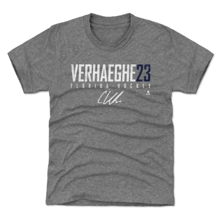 Florida Panthers Youth - Carter Verhaeghe Elite Gray NHL T-Shirt