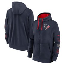 Houston Texans - 2024 Nike Club Full-zip NFL Mikina s kapucí