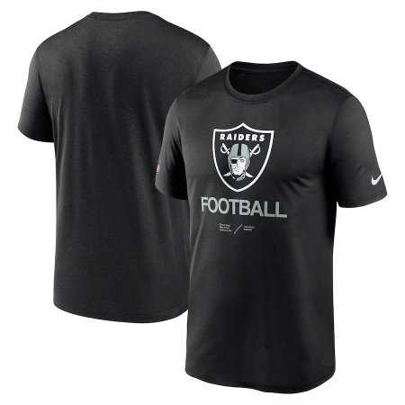 Las Vegas Raiders - Infographic Black NFL T-Shirt