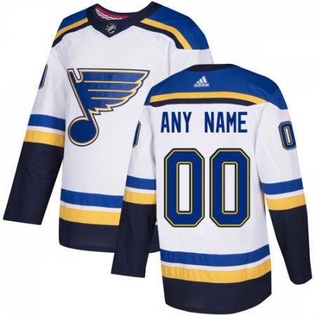 ST. LOUIS BLUES ADIDAS AUTHENTIC ROAD JERSEY - WHITE