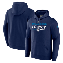 Winnipeg Jets - 2023 Authentic Pro Pullover NHL Bluza s kapturem