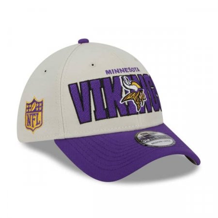 Minnesota Vikings - 2023 Official Draft 39Thirty White NFL Kšiltovka