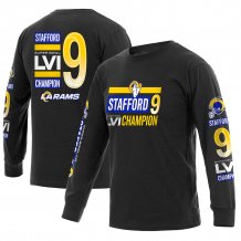Los Angeles Rams - Matthew Stafford Super Bowl LVI Champions Player NFL Long Sleeve T-Shirt