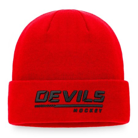 New Jersey Devils - Authentic Pro Locker Cuffed NHL Zimní čepice