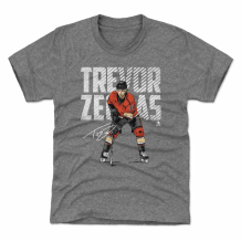 Anaheim Ducks Detské - Trevor Zegras Bold Grey NHL Tričko