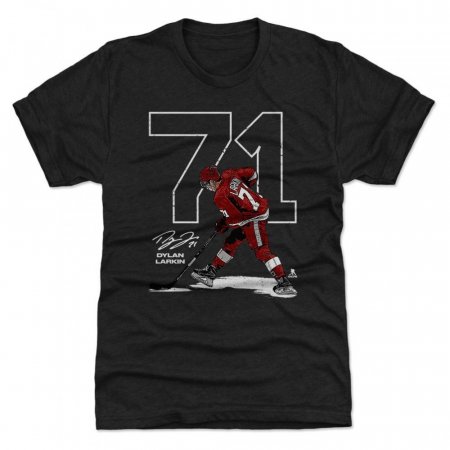 Detroit Red Wings - Dylan Larkin Outline NHL T-Shirt