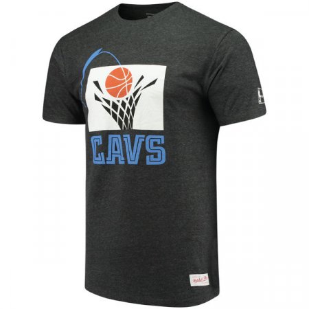 Cleveland Cavaliers - Mitchell & Ness Hardwood Classics Throwback Logo NBA T-shirt
