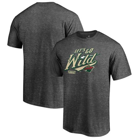 Minnesota Wild - 2021 Stanely Cup Playoffs Heads Up NHL T-Shirt