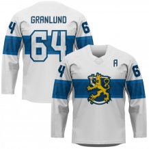 Finsko - Mikael Granlund 2022 Hokejový Replica Dres Bílý