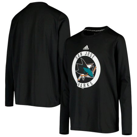 San Jose Sharks Dziecia - Authentic Practice NHL Koszulka z długim rękawem