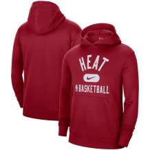 Miami Heat - 2021-2022 Spotlight On-Court Red NBA Bluza s kapturem