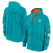 Miami Dolphins - 2024 Nike Club Full-zip NFL Mikina s kapucňou