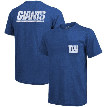 New York Giants - Tri-Blend Pocket NFL Tričko
