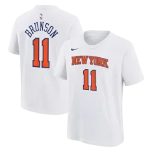 New York Knicks Youth - Jalen Brunson White NBA T-shirt