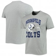Indianapolis Colts - Helmet Gray NFL T-Shirt