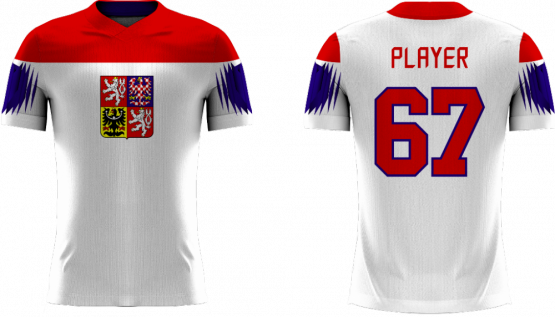 Republika Czeska - 2018 Sublimated Fan Koszulka z własnym imieniem i numerem