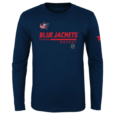 Columbus Blue Jackets Detské - Authentic Pro NHL Tričko s dlhým rukávom
