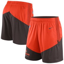 Cleveland Browns - Primary Lockup Orange/Brown NFL Shorts