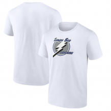 Tampa Bay Lightning - Primary Logo Graphic White NHL T-Shirt