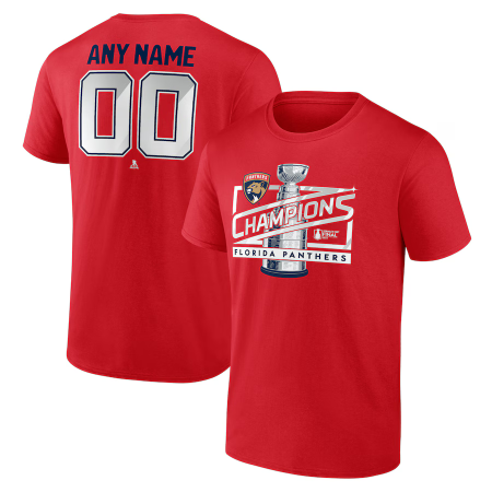 Florida Panthers - 2024 Stanley Cup Champs NHL T-shirt/Name und Numme