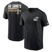 New Orleans Saints - Blitz Essential Black NFL T-Shirt