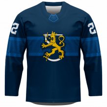 Fínsko - 2022 Hokejový Replica Fan Dres/Vlastné meno a číslo