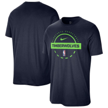Minnesota Timberwolves - 2025 Authentic Practice Navy NBA Koszulka