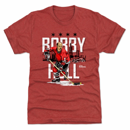 Chicago Blackhawks - Bobby Hull Skyline Red NHL Tričko