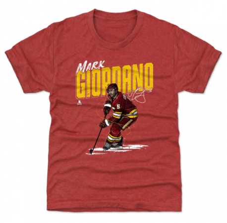 Calgary Flames Dziecięcy - Mark Giordano Chisel NHL Koszulka