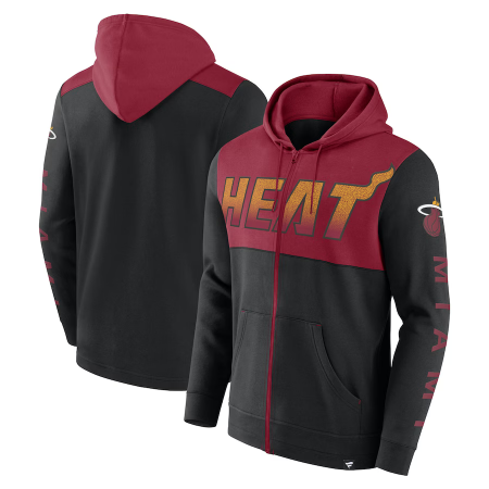 Miami Heat - Skyhook Full-Zip NBA Mikina s kapucí