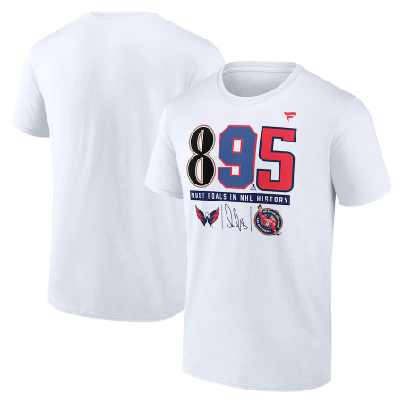 Washington Capitals - Alexander Ovechkin 895 Goals White NHL Koszułka