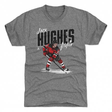 New Jersey Devils - Jack Hughes Stretch Chisel NHL T-Shirt