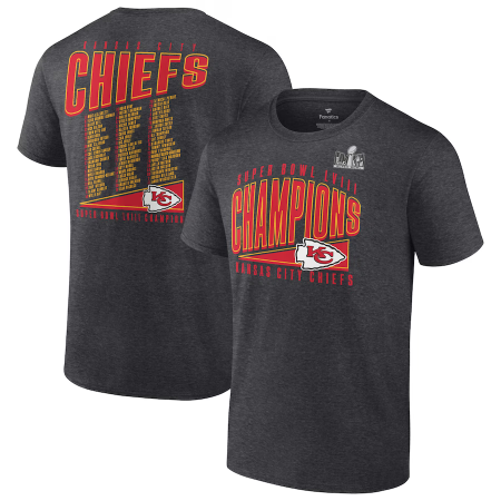 Kansas City Chiefs - Super Bowl LVIII Champions Roster NFL T-Shirt