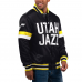 Utah Jazz - Full-Snap Varsity Home Satin NBA Bunda