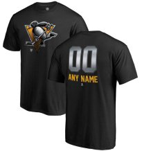 Pittsburgh Penguins - Midnight Mascot NHL T-Shirt with Name and Number