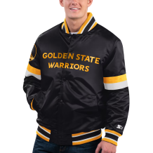 Golden State Warriors - Full-Snap Varsity Home Satin NBA Kurtka