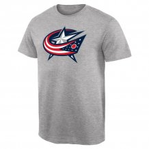 Columbus Blue Jackets - Primary Logo Gray NHL T-Shirt