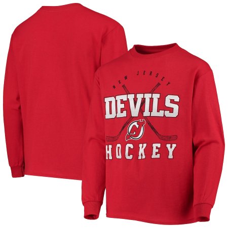 New Jersey Devils Youth - Digital NHL Long Sleeve T-Shirt