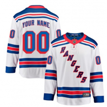 New York Rangers - Premier Breakaway NHL Trikot/Name und Nummer
