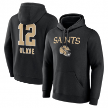 New Orleans Saints - Chris Olave Wordmark NFL Mikina s kapucňou