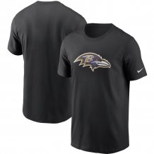 Baltimore Ravens - Primary Logo NFL Black Koszułka