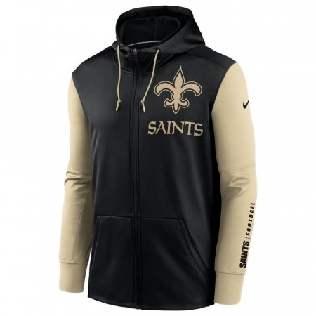 New Orleans Saints - Big Logo Full-Zip NFL Mikina s kapucňou