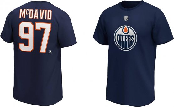 Edmonton Oilers - Connor McDavid Iconic NHL T-Shirt