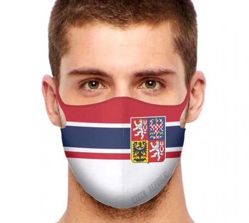 Tschechien - Gesichtsmaske trikot2 / Mengenrabatt