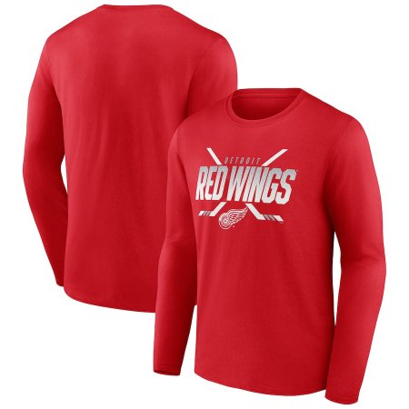 Detroit Red Wings - Covert Logo NHL Tričko s dlouhým rukávem